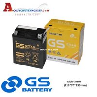 Bình ắc quy GS GT7A-H (12V-7Ah)