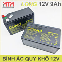 Bình ắc quy khô 12V 9Ah LONG cao cấp chuyên dụng