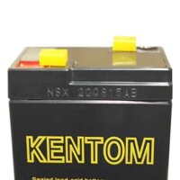 Bình ăc quy khô 6v 5Ah Kentom - cho xe điện, đèn khẩn cấp, quạt sạc