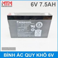 Bình ắc quy khô 6V 7.5Ah Panasonic