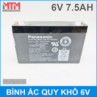 Bình ắc quy khô 6V 7.5Ah Panasonic