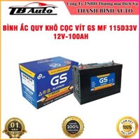 Bình ắc quy khô cọc vít GS MF 115D33V 12V-100AH