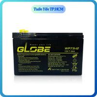 Bình ắc quy khô GLOBE 12V 7.5Ah mã  WP7.5-12 - Tuấn Yến