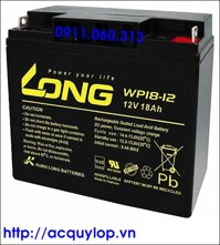 Bình Ắc Quy Khô Globe Long wp18 – 12I ( 12v – 18ah ).