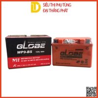 Bình ắc quy khô GLOBE WP9-BS 12V-9AH ắc quy cho xe máy Spacy, Atila,..