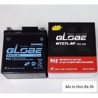 Bình Ắc Quy Khô GLOBE WTZ7L-BP (12V-7Ah) - Dành cho Spacy, Dylan, @150, SH125/150 Ý, Old LEAD 125,