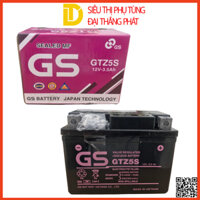 Bình Ắc Quy Khô GS GTZ5S ( 12V-3.5Ah ) cho xe Honda Yamaha Suzuki SYM airblade 110 wave 100 wave 110 (ắc quy xe máy)