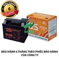 Bình ắc quy khô GS GTZ5S-H (12V – 4Ah) dành cho Honda, Yamaha, Suzuki....