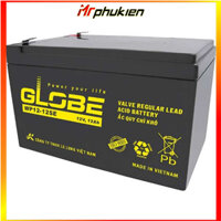 BÌNH ẮC QUY KÍN KHÍ GLOBE 12V12AH CHO LOA KÉO, XE ĐẠP ĐIỆN, ẮC QUY GLOBE