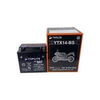 Bình ắc quy Moto TOPLITE YTX14-BS 12V 12AH CCA 200A
