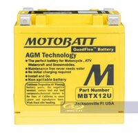 BÌNH ẮC QUY MOTOBATT 12U (12V-14.8A) MTB-MBTX12U