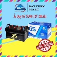 Bình Ắc Quy  Nước 12V-200Ah, Ắc Quy Ô Tô GS N200