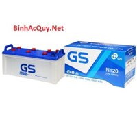 BÌNH ẮC QUY Ô TÔ GS N120 (12V - 120AH)