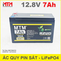 Bình ắc quy pin sắt LiFePo4 12V 7Ah 30A