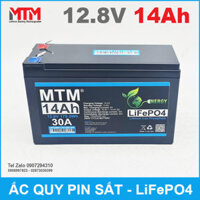 Bình ắc quy pin sắt LiFePo4 12V 14Ah 30A