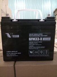 Binh ắc quy Vision 12V-33AH 6FM33-X
