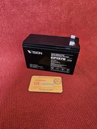 Bình ắc quy Vision 12V/7Ah CP1270