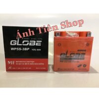 Bình Ắc Quy WP5S-3BP 12V, 6Ah GLOBE cho xe DREAM/ WAVE/ SIRIUS,...