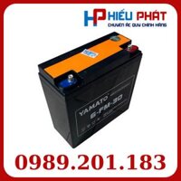 Bình Ắc Quy Xe Đạp Điện Yamato 6-DZF-30 (12V-30Ah)
