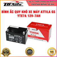 Bình ắc quy xe máy Attila GS YTX7A 12V-7AH