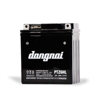BÌNH ẮC QUY XE MÁY ĐỒNG NAI PTZ6HL 12V 6AH