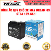 Bình ắc quy xe máy Dream GS GT5A 12V-5AH