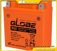 Bình Ắc Quy Xe Máy GLOBE 12V 6Ah WP5S
