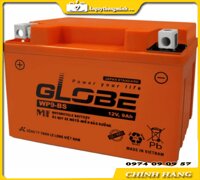 Bình Ắc Quy Xe Máy GLOBE 12V 9Ah WP9BS