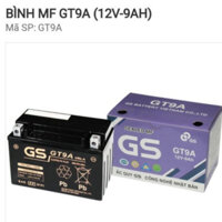 Bình ắc quy xe máy GT9A 12V 9AH chính hãng GS BATTERY loại bình khô