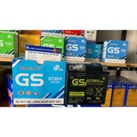 Bình ắc quy xe máy khô miễn bảo dưỡng GS GTZ6V (12V-5AH), ắc quy xe máy honda 12v.