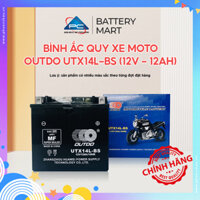 Bình ắc quy xe moto OUTDO UTX14 12V - 12AH - UTX14L-BS