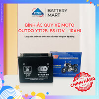 Bình ắc quy xe moto OUTDO YT12B-BS 12V - 10AH