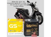 Bình ắc quy xe Piaggio Medley S 125/ 150 chính hãng GS (12V-7ah)
