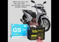 Bình ắc quy xe SH 125/ 150 chính hãng GS (12V-5ah)