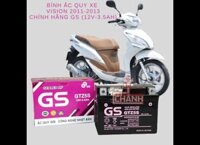 Bình ắc quy xe Vision GS GTZ5S (12V-3.5ah)