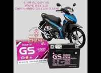 Bình ắc quy xe Wave RSX 110 GS GTZ5S (12V-3.5ah)