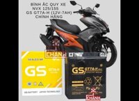 Bình ắc quy xe Yamaha NVX / Aerox 155 chính hãng GS (12V-7ah)