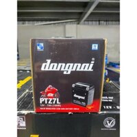 Bình acquy xe máy dongnai PTZ7L 12v7Ah khô miễn bảo dưỡng