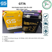 Bình Acquy xe máy GS GT7A-H dành cho PS 150, SH Ý, Ninja 250, Ninja ZX-10R, KLX 250...