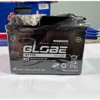 Bình acquy xe máy khô miễn bảo dưỡng GLOBE WTZ5S | 12V - 4.2Ah, ắc quy xe máy honda 12v.