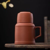 Bình ấm nhỏ Cát Tím quặng thô, bình gốm, bình pha trà dung tích lớn ngoài trời, bình đun trà, bình đun nước