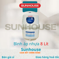 Bình Áp Nhựa 8 Lít Máy Lọc Nước RO Sunhouse - Tặng kèm van bình áp