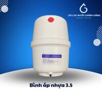 Bình áp nhựa 8L 3.5 dùng cho các loại máy lọc nước RO - LINH KIỆN MÁY LỌC NƯỚC CHÍNH HÃNG- tặng kèm van bình áp