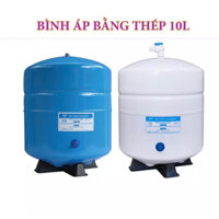 Bình áp thép, bình tích áp máy lọc nước 10L [ Tặng kèm van khóa]