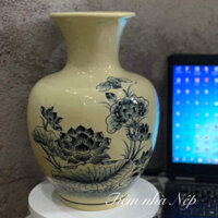 BÌNH BẢO CHÂU SEN 31cm - Gốm Chu đậu