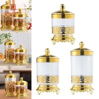 Bình Bảo Quản Trong Suốt Sáng Tạo Trang Trí Trà Hộp Đựng Bánh Quy Có Nắp Kín Hơi Cho Hạt Cà Phê Đậu Ăn Nhẹ Đường Cookie