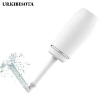 Bình Bidet cầm tay URKIBESOTA 400ml, 400ml có vòi phun xịt Chai phụ khoa, Vệ sinh nằm chăm sóc phụ nữ làm sạch du lịch
