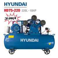 Bình bơm hơi HYUNDAI HD75-220 (220L, 3 pha)