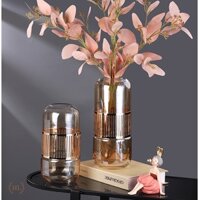 Bình bông thủy tinh Decor | LỌ HOA THỦY TINH BỌC VÀNG HỢP KIM CAO CẤP 2023 DECOR CHẤT LIỆU BOROSILICATE