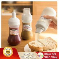 Bình bóp 5 lỗ nhựa gia dụng bình sốt cà chua nước chấm TM06 - Trắng 1 lỗ đơn